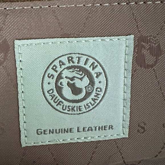 Spartina 449 Black Leather Wallet with Metallic Clasp - Picture 4 of 8